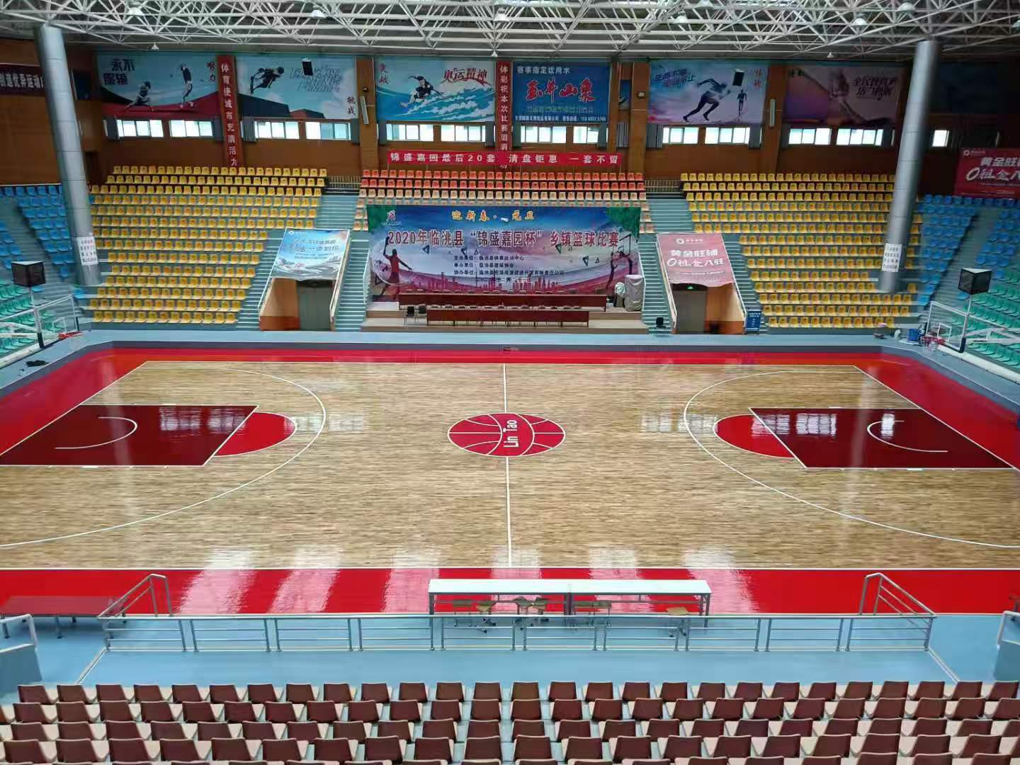 篮球馆运动木地板翻新