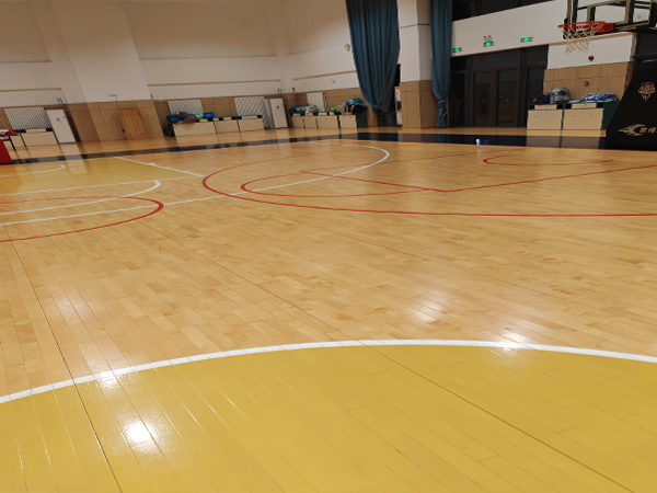 济南学校体育馆运动木地板翻新