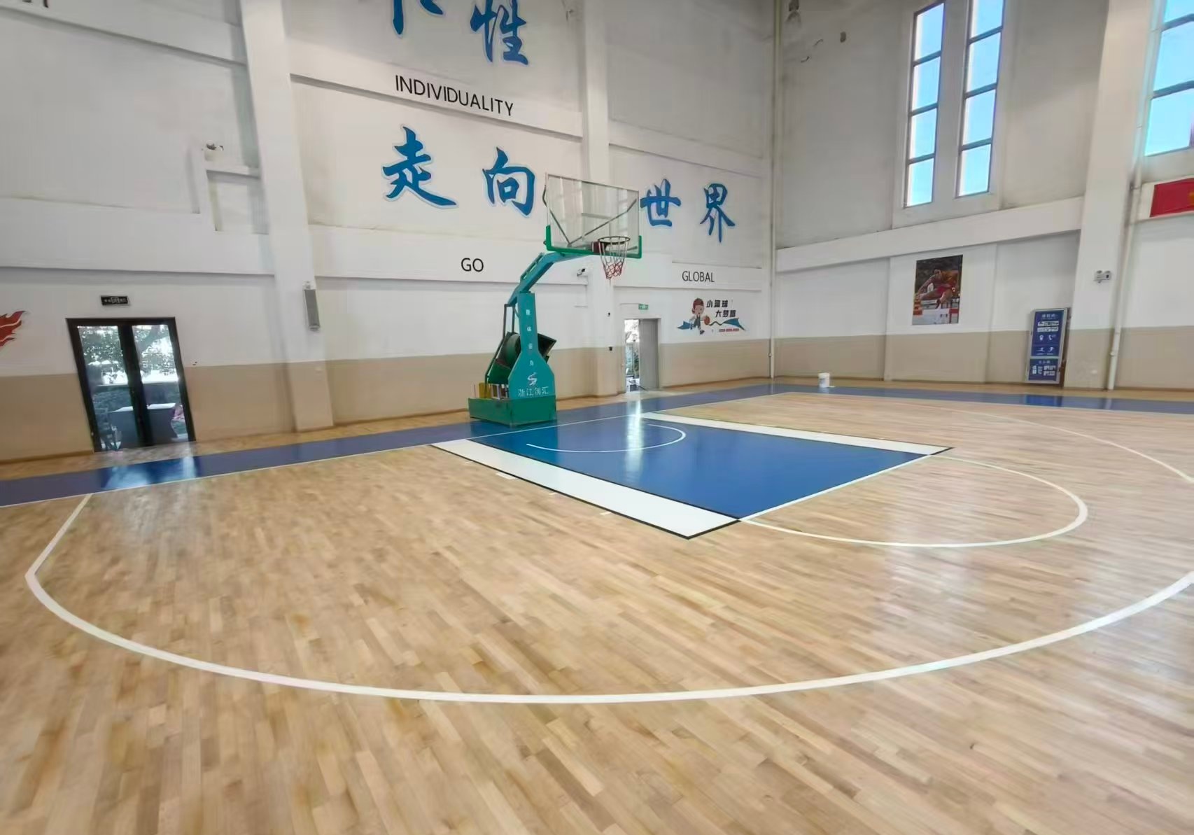 篮球馆运动木地板翻新