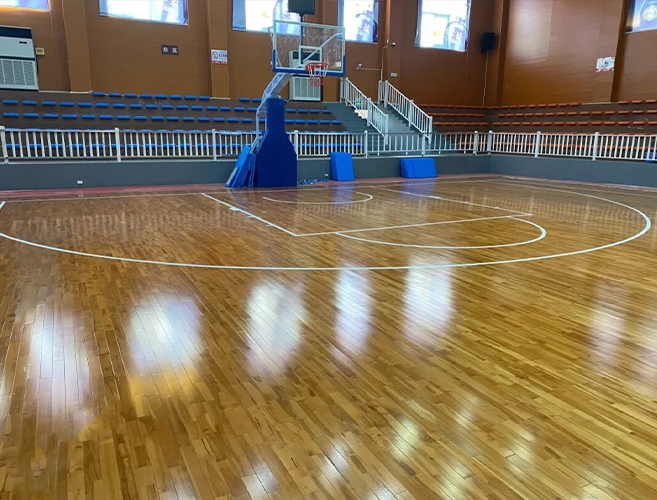 篮球馆运动木地板翻新流程详解